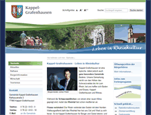 Tablet Screenshot of kappel-grafenhausen.com